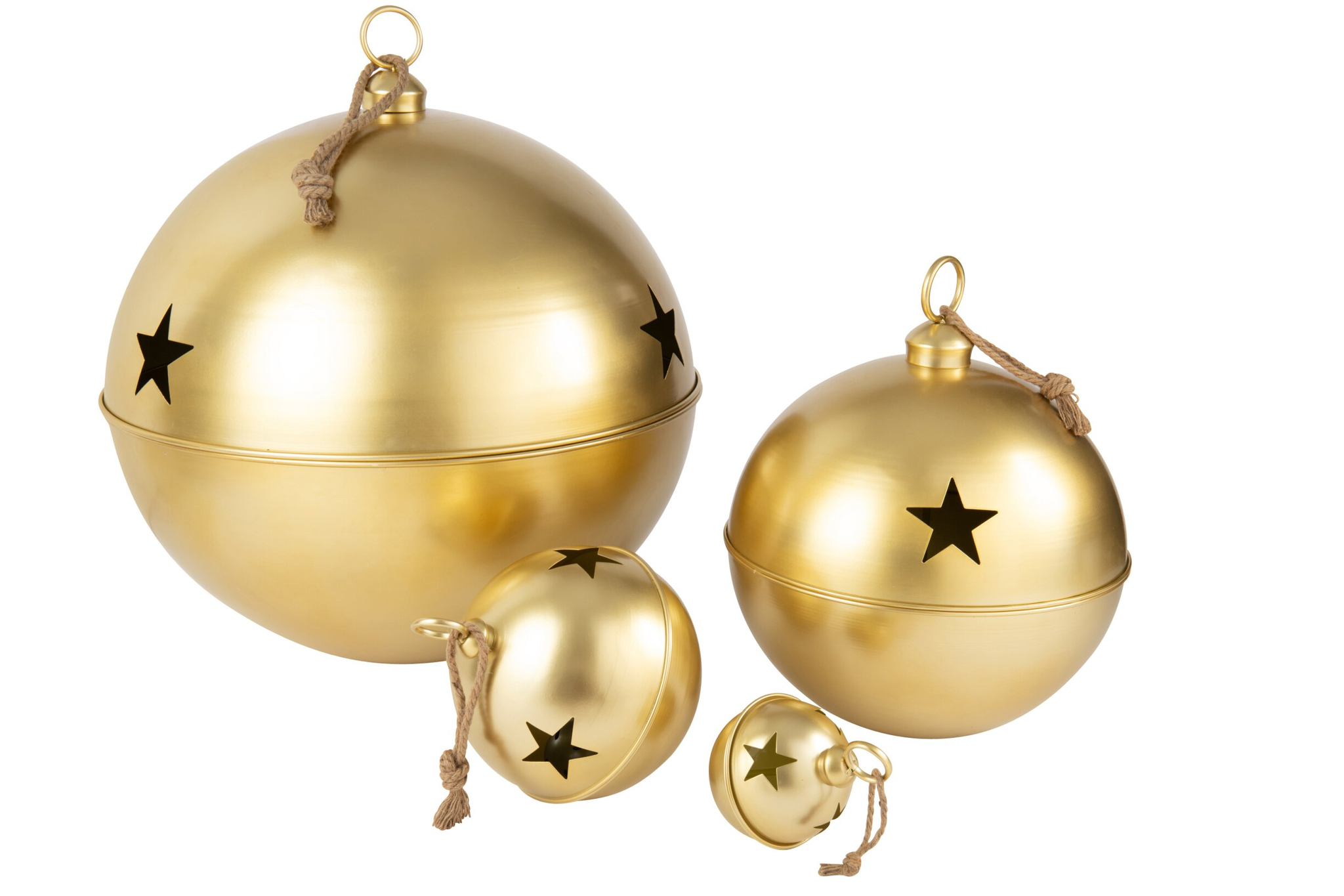 Kerstballen Fleilon Metaal Goud