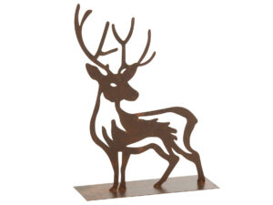 Decoratiefiguur Traalden Metaal Bruin H54,5 cm