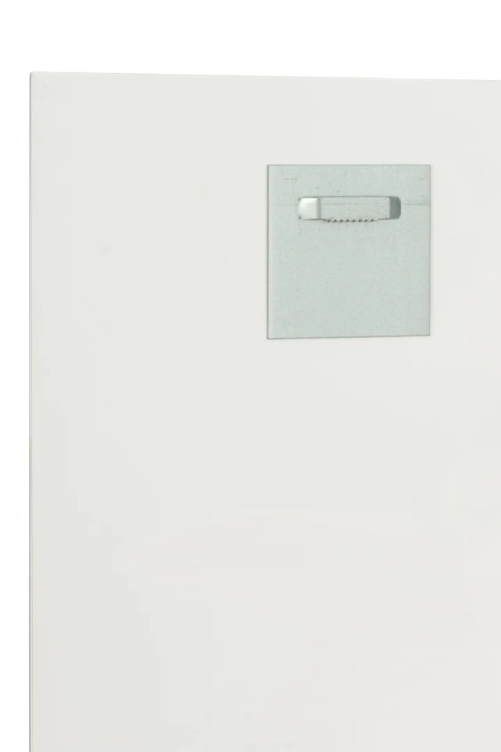 Wanddecoratie Vubira met gladde witte achterzijde en ophanghaak, strak en modern ontwerp