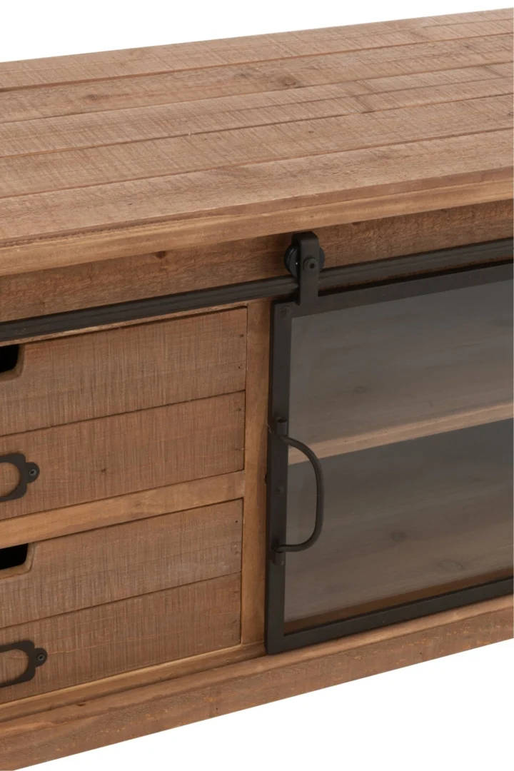 TV-meubel Pollux Naturel 100 cm - Afbeelding 4