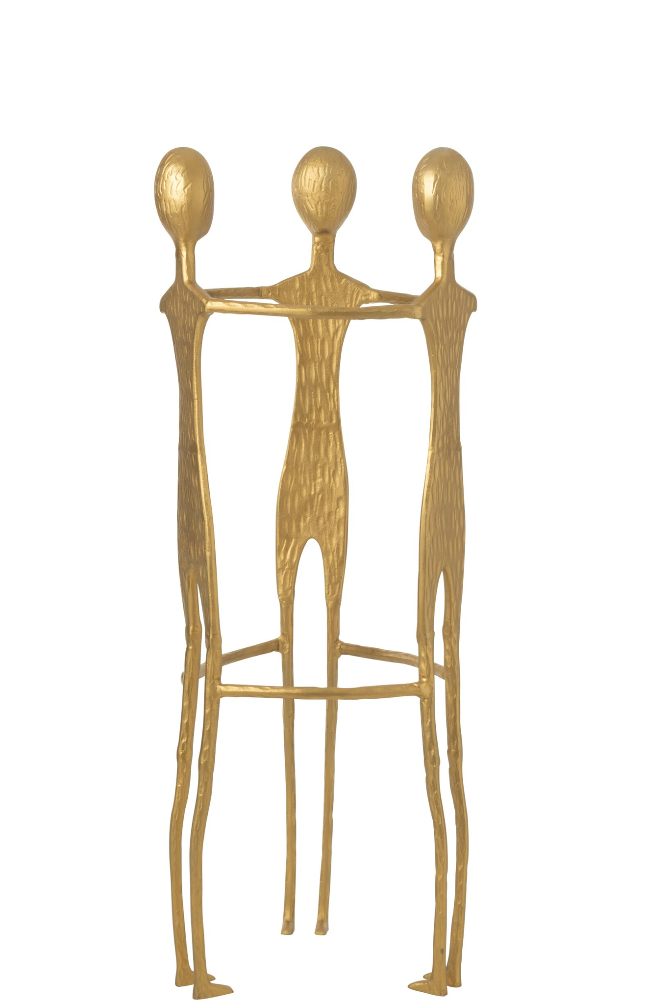 Beeld Graaltor Aluminium Goud H150 cm - Afbeelding 4