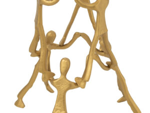 Beeld Prieskang Aluminium Goud H147 cm