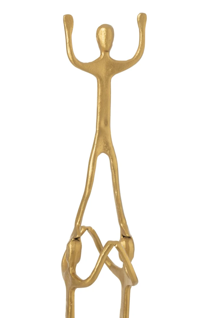 Beeld Prieskang Aluminium Goud H147 cm - Afbeelding 2