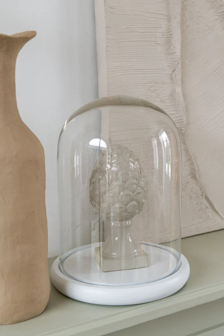 Decoratie Fesu Glas Wit - Afbeelding 2