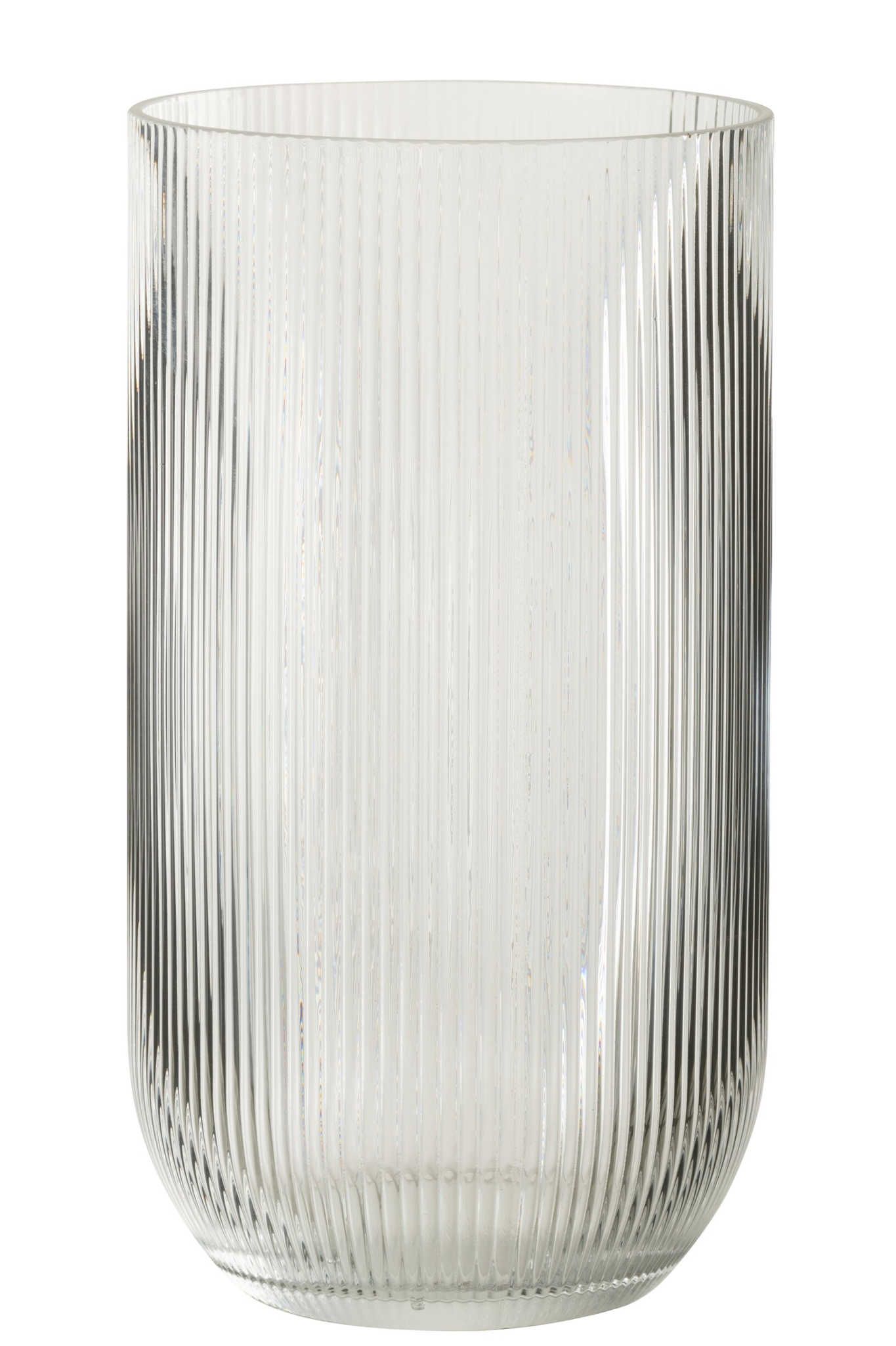 Vaas Grassia Glas Transparant H30 cm - Afbeelding 2