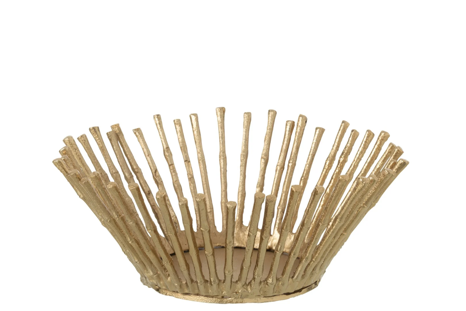 Schaal Fleisonte aluminium goud met opengewerkt design en luxe metallic afwerking