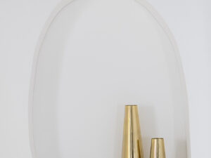 Vloervaas Boekarest Aluminium Goud H40 cm