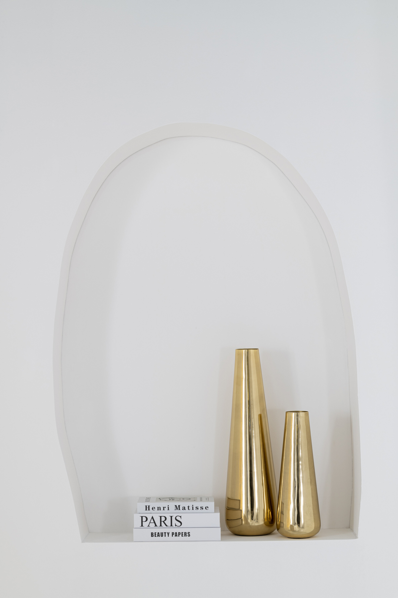 Vloervaas Boekarest Aluminium Goud H40 cm