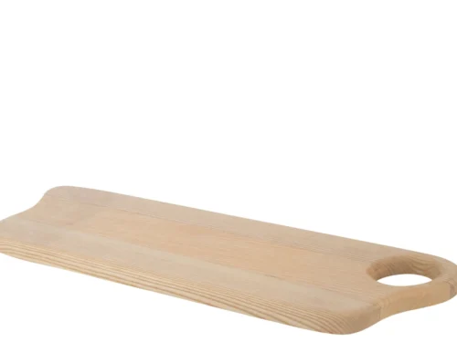 Serveerplank Greistund van naturel essenhout met grote onregelmatige vorm en handgreepopening