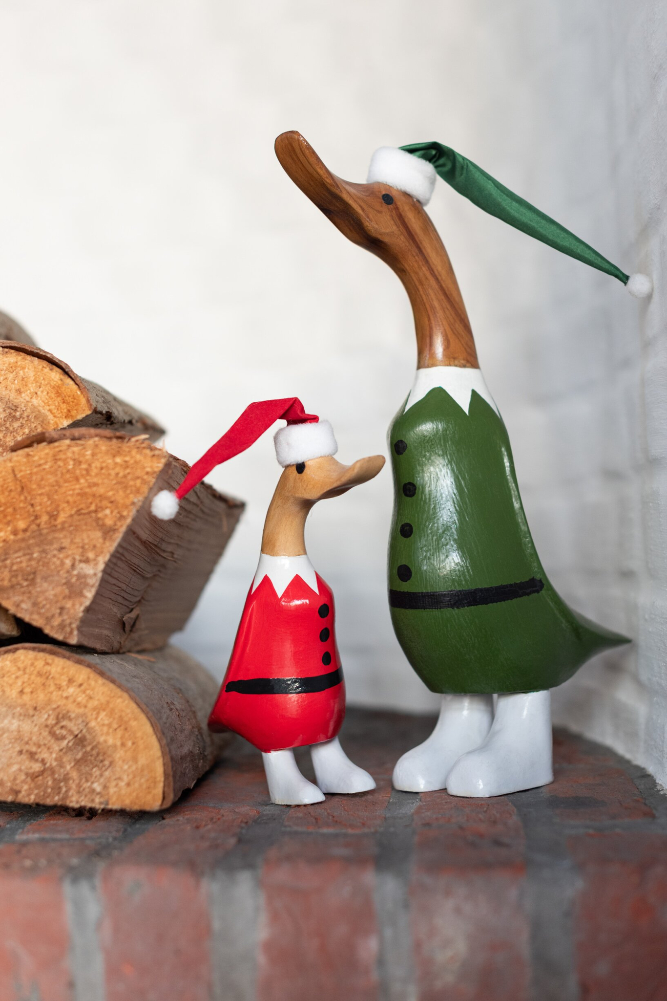 Woonaccessoire Toolvund Bamboe Groen - Set van 2