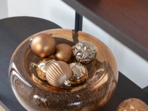 Schaal Koonnang Glas Bruin
