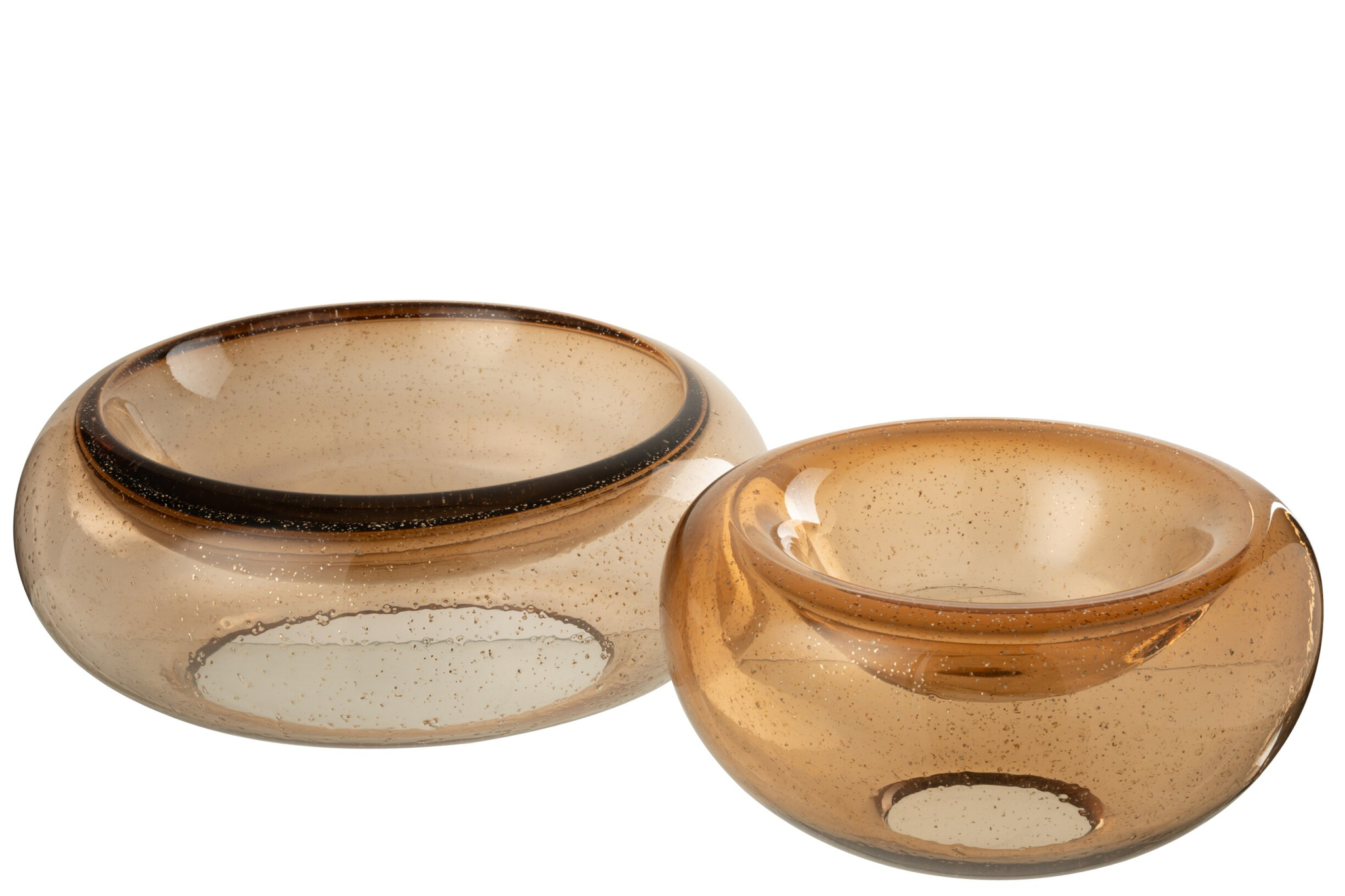Kom Gransek Glas Bruin