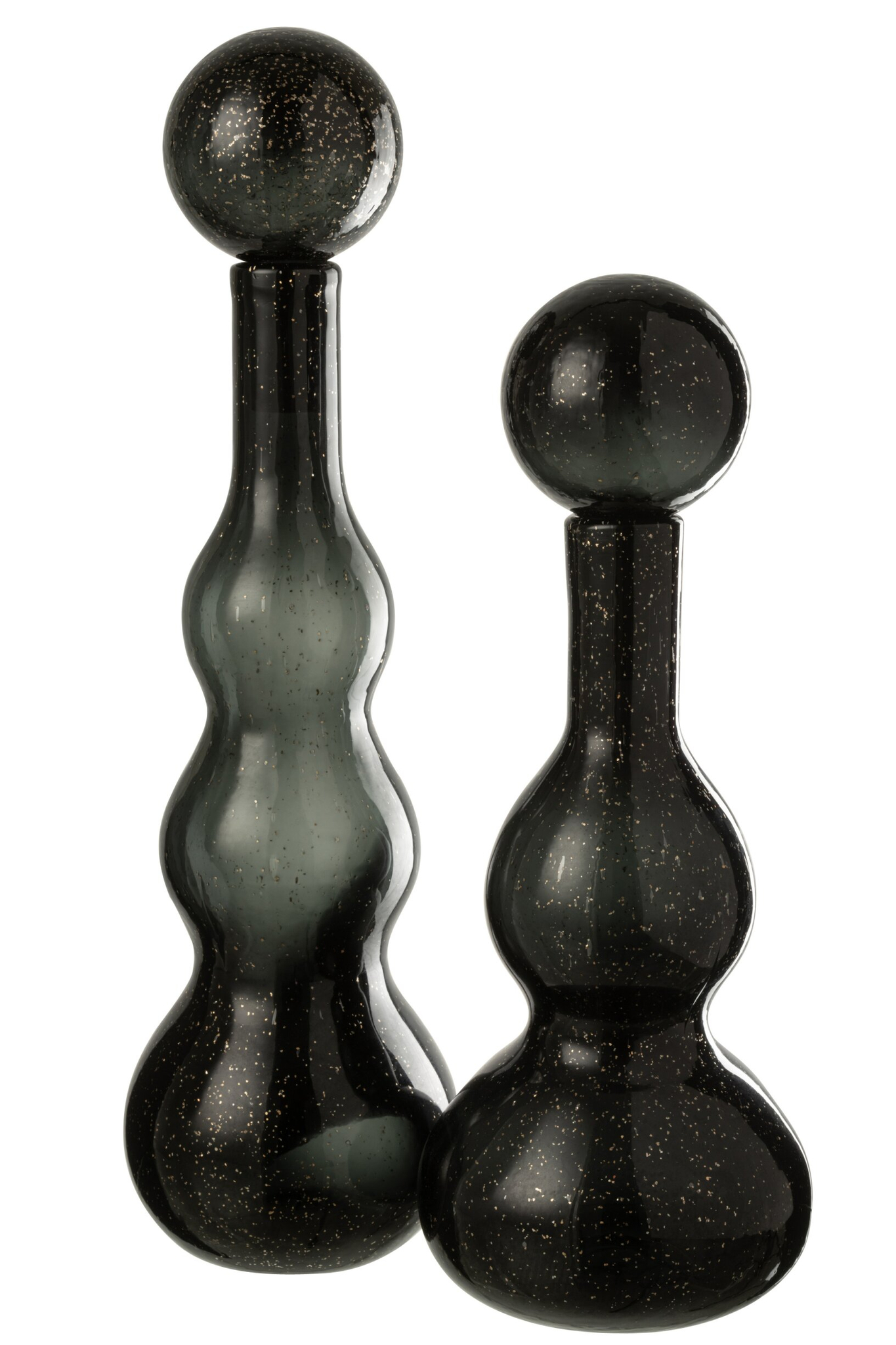Woonaccessoire Prarmund Glas Zwart - Afbeelding 2