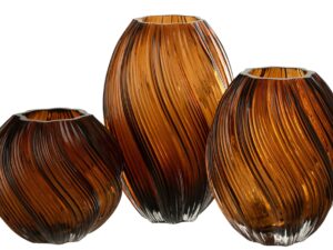 Vaas Noovello Glas Bruin H27 cm