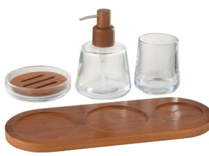 Dienblad Maaldella Glas Bruin