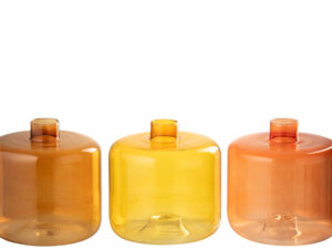 Vaas Zaultio Glas Oranje H33 cm