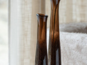 Vaas Laubonte Glas Bruin H54 cm