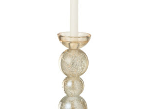 Kandelaar Kleike Glas Champagne H34 cm
