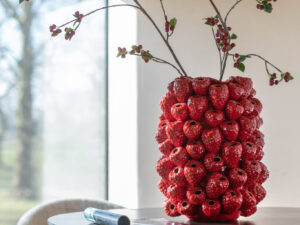 Vaas Ceeldon Klei Rood H45 cm