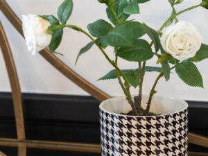 Bloempot Prandond Keramiek Wit H12 cm
