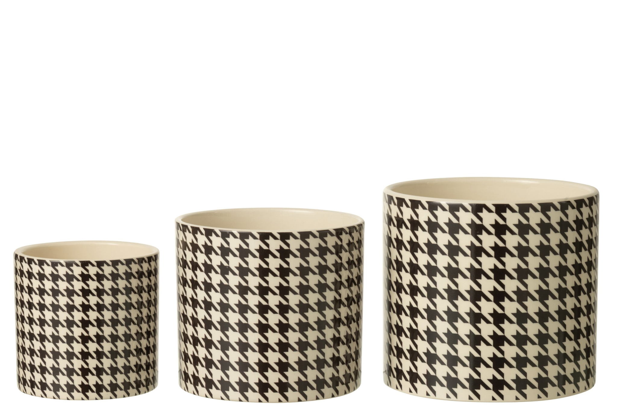 Bloempot Feeldine Keramiek Wit H14 cm - Afbeelding 2