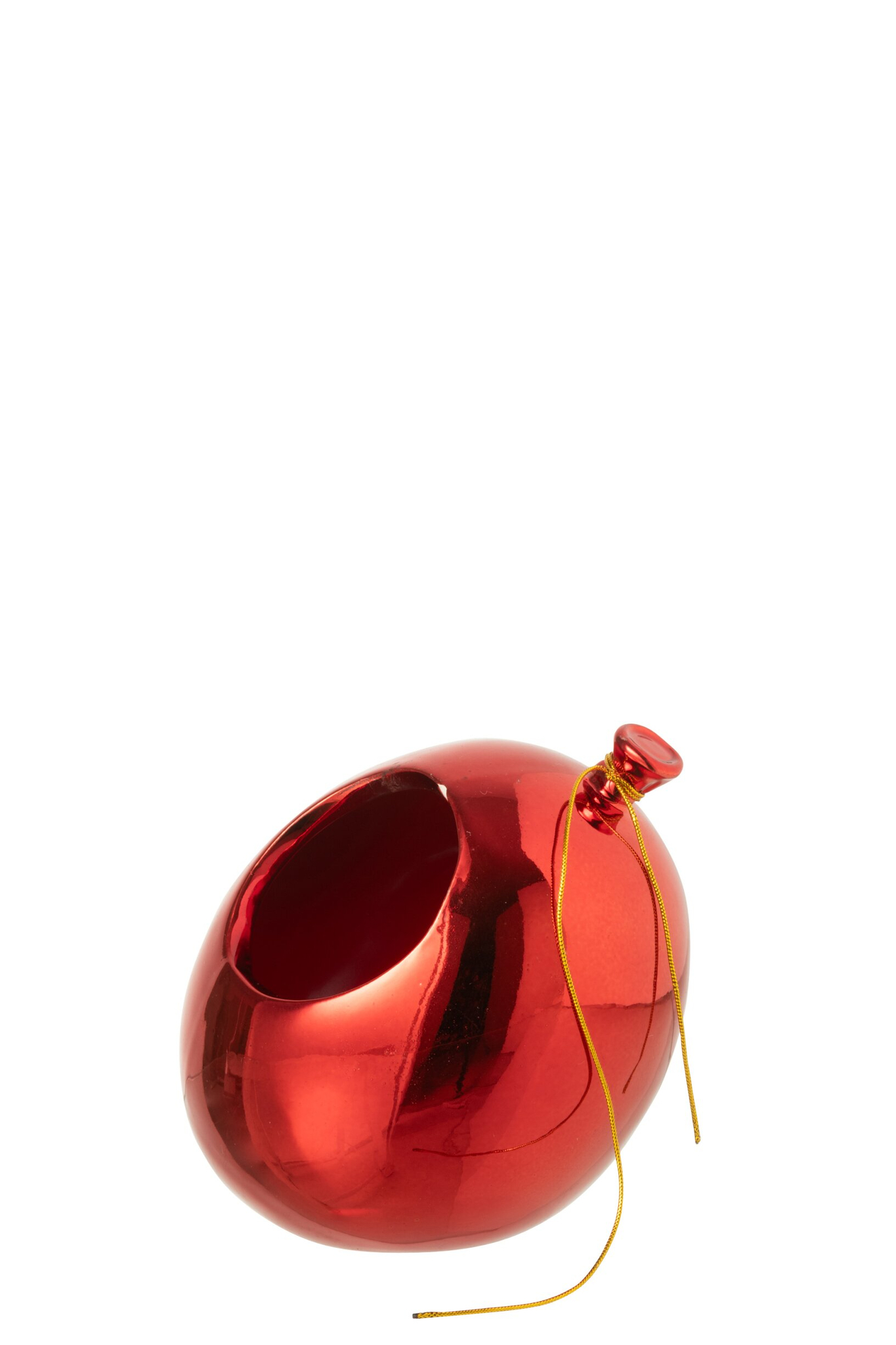 Bloempot Skintano Keramiek Rood H13,3 cm - Afbeelding 2