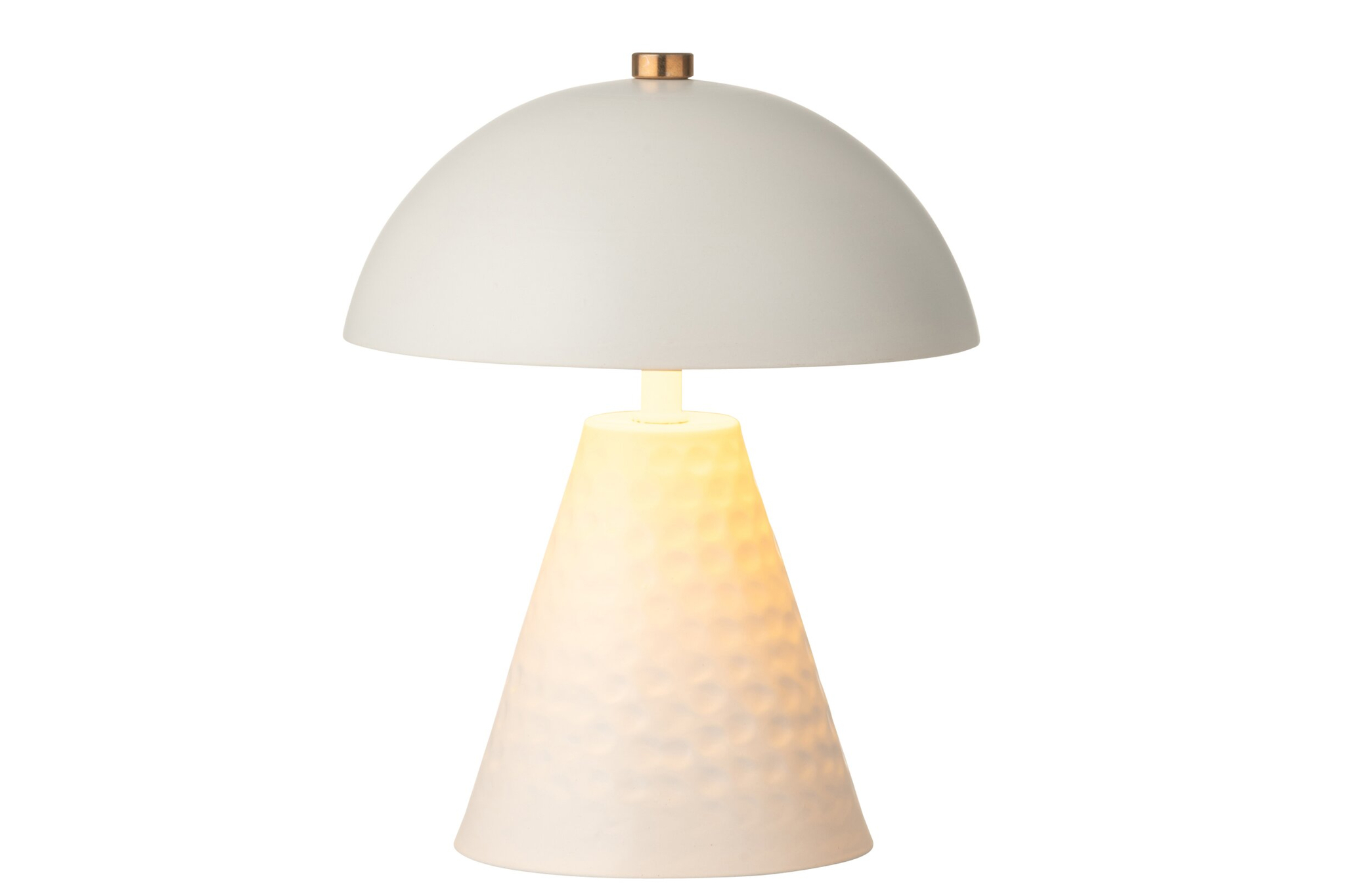 Tafellamp Poitiers Wit H18,5 cm