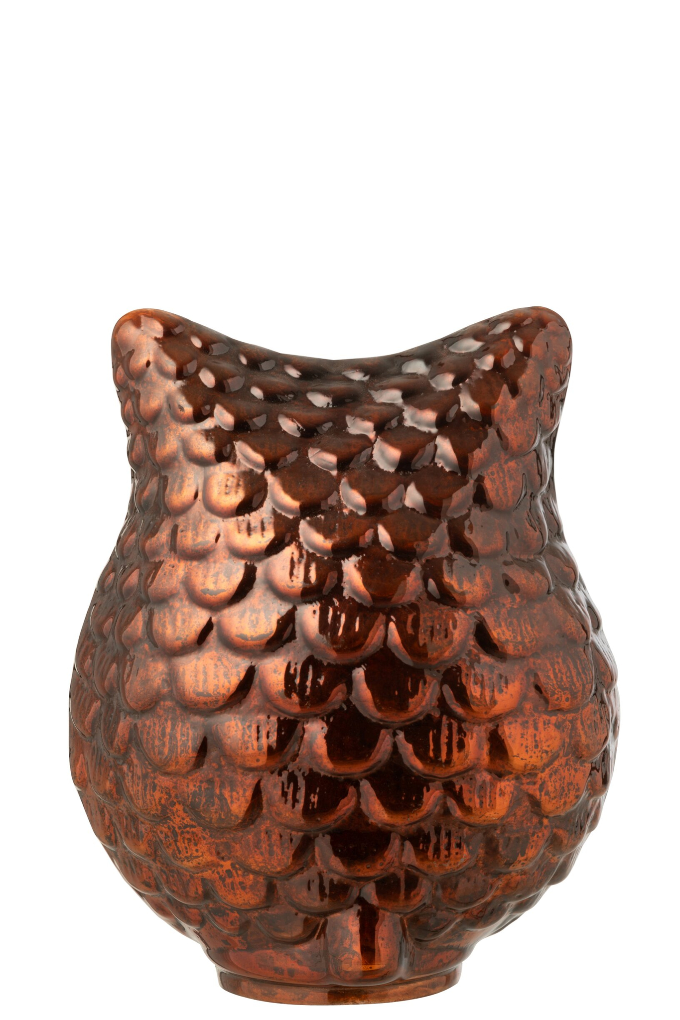 Decoratiefiguur Fubino Glas Bruin H25 cm