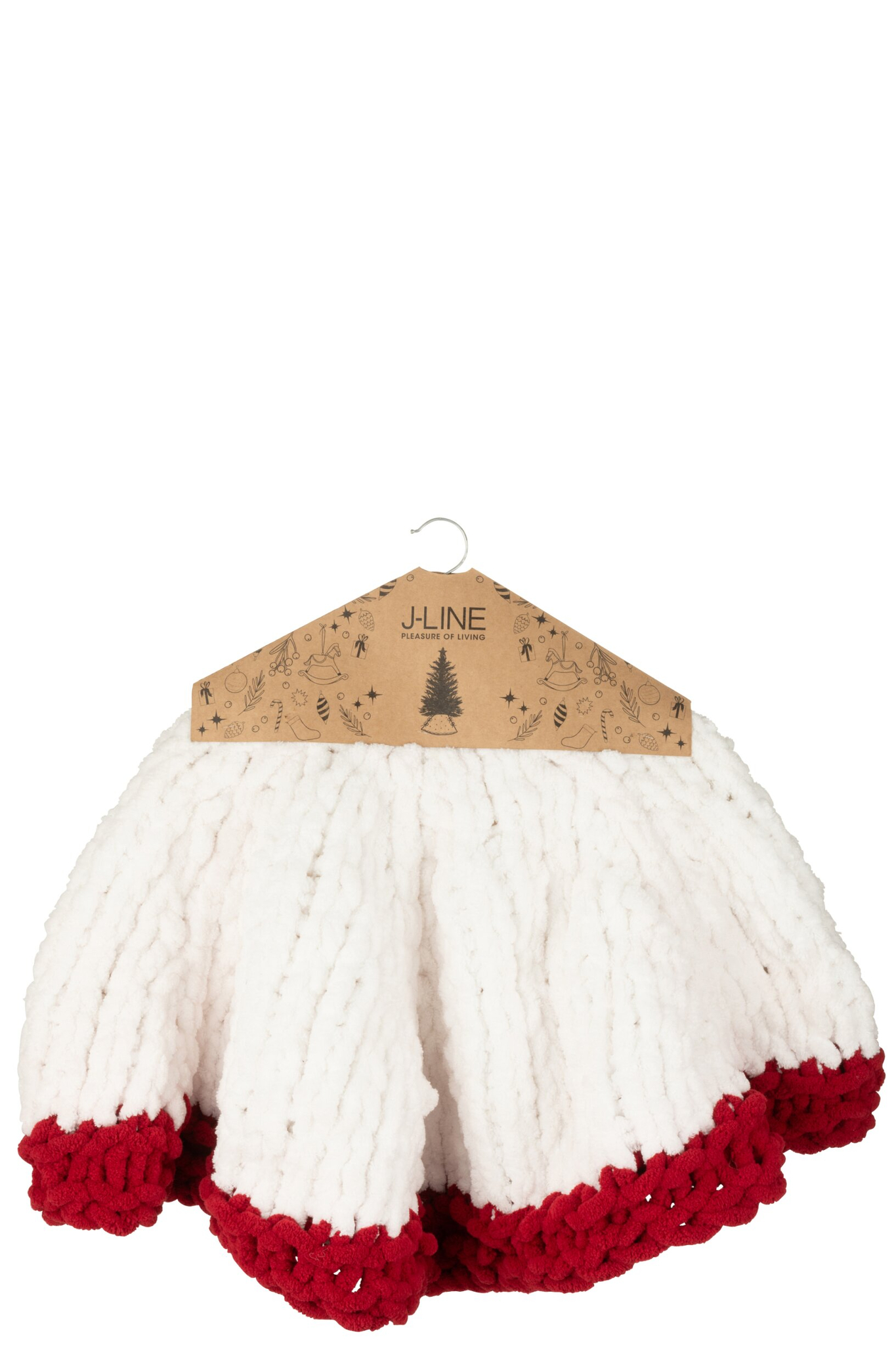 Kerstboom Cumane Polyester Wit
