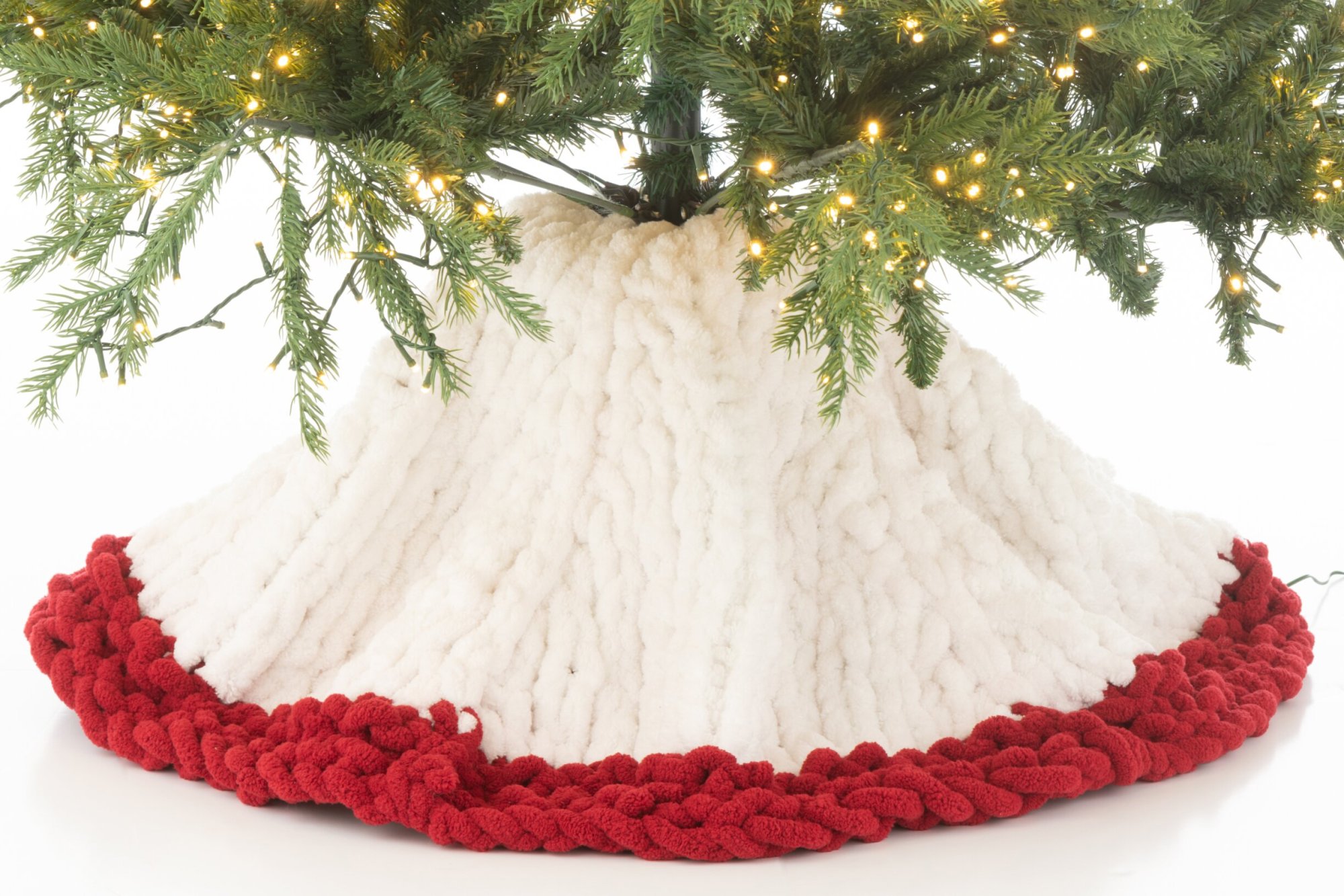 Kerstboom Cumane Polyester Wit - Afbeelding 4