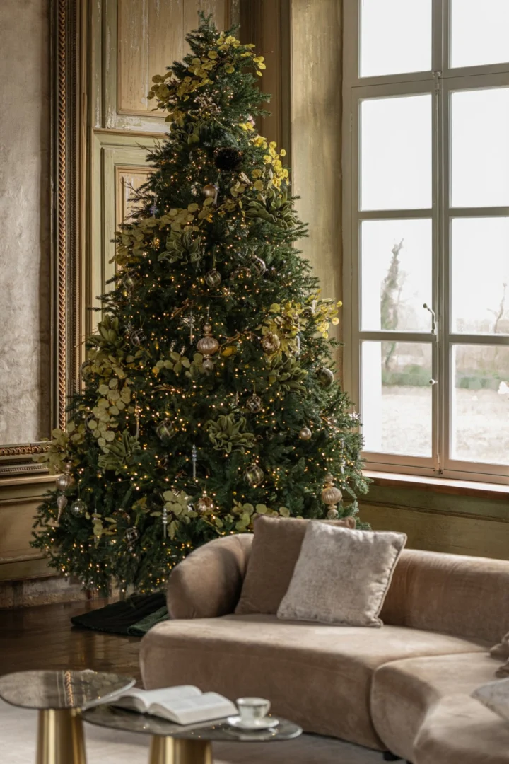 Kerstboom Kevar Metaal Groen H325 cm - Afbeelding 3
