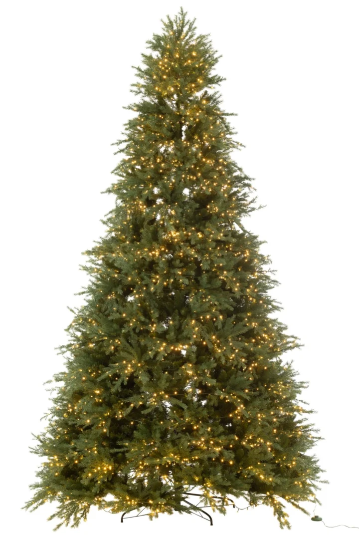 Kerstboom Kevar Metaal Groen H325 cm - Afbeelding 5