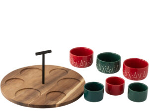 Krijtbord Kaabund Hout Rood