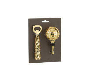 Opbergdoos Dansea Glas Goud