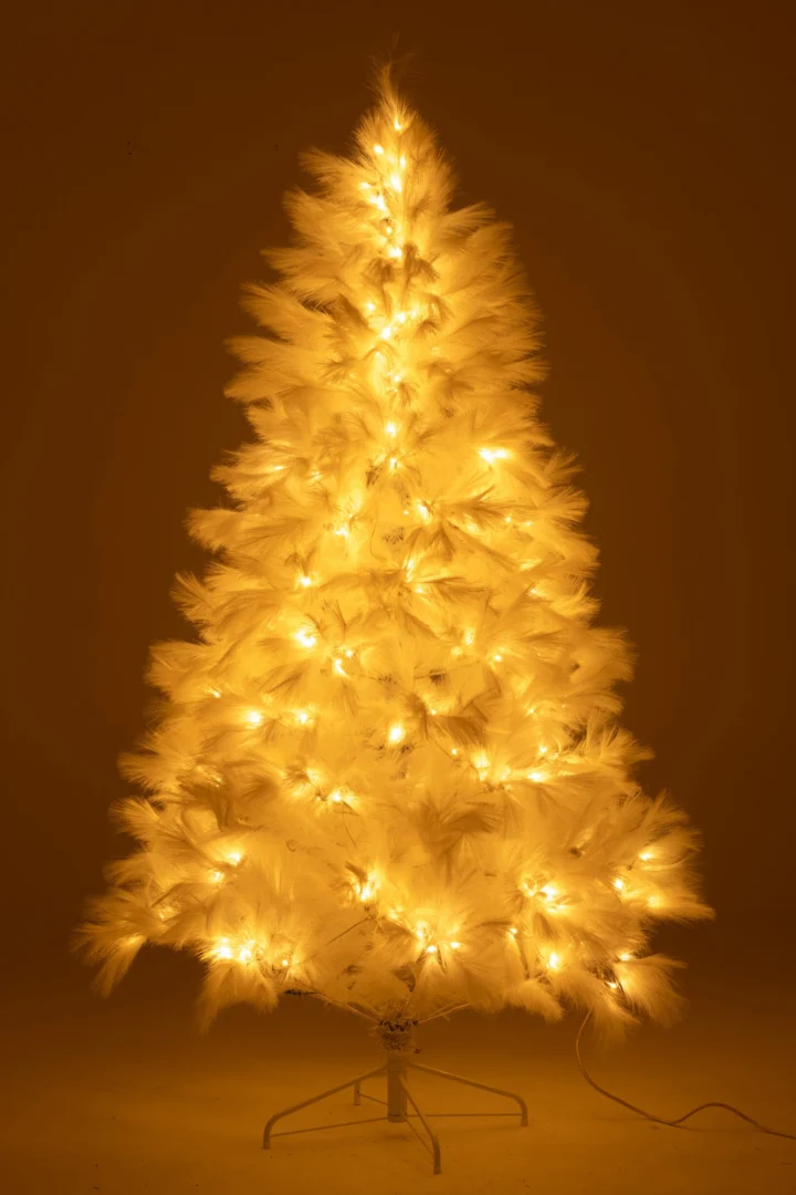 Kerstboom Nevir Metaal Wit H210 cm - Afbeelding 2