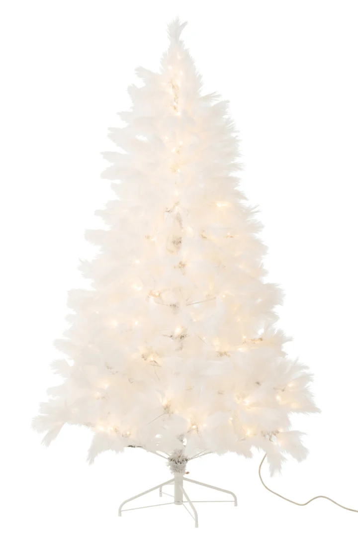 Kerstboom Nevir Metaal Wit H210 cm - Afbeelding 4