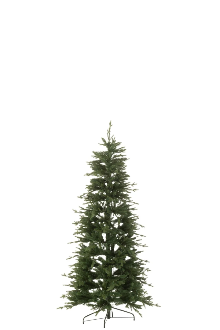 Kerstboom Gradonte Metaal Groen H210 cm, realistische kunstkerstboom met stevige metalen voet