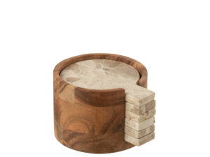Opbergdoos Preistu Marmer Beige