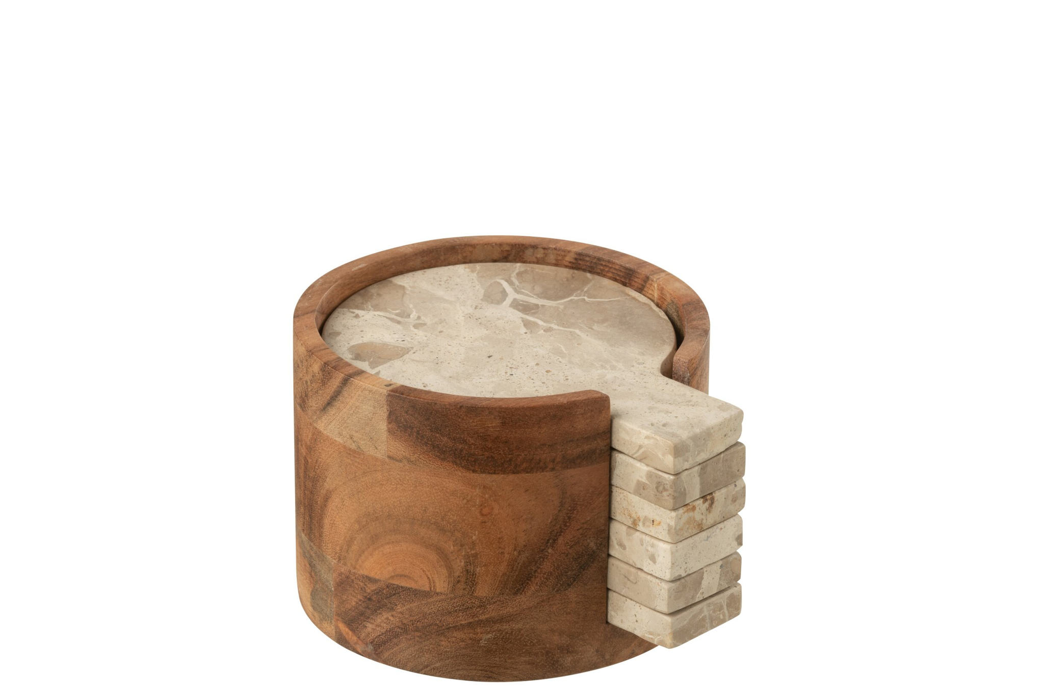 Opbergdoos Preistu Marmer Beige