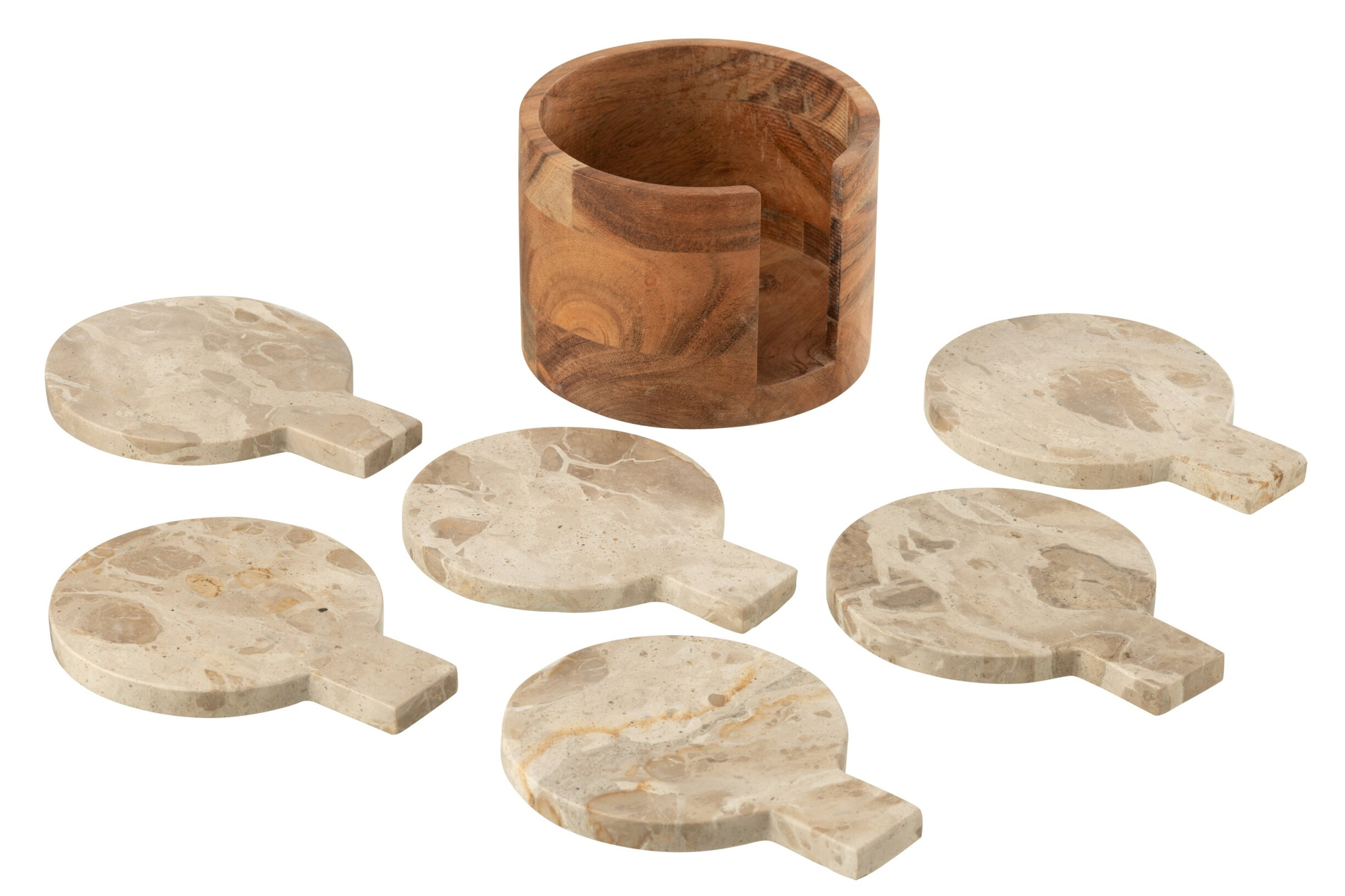 Opbergdoos Preistu Marmer Beige - Afbeelding 2