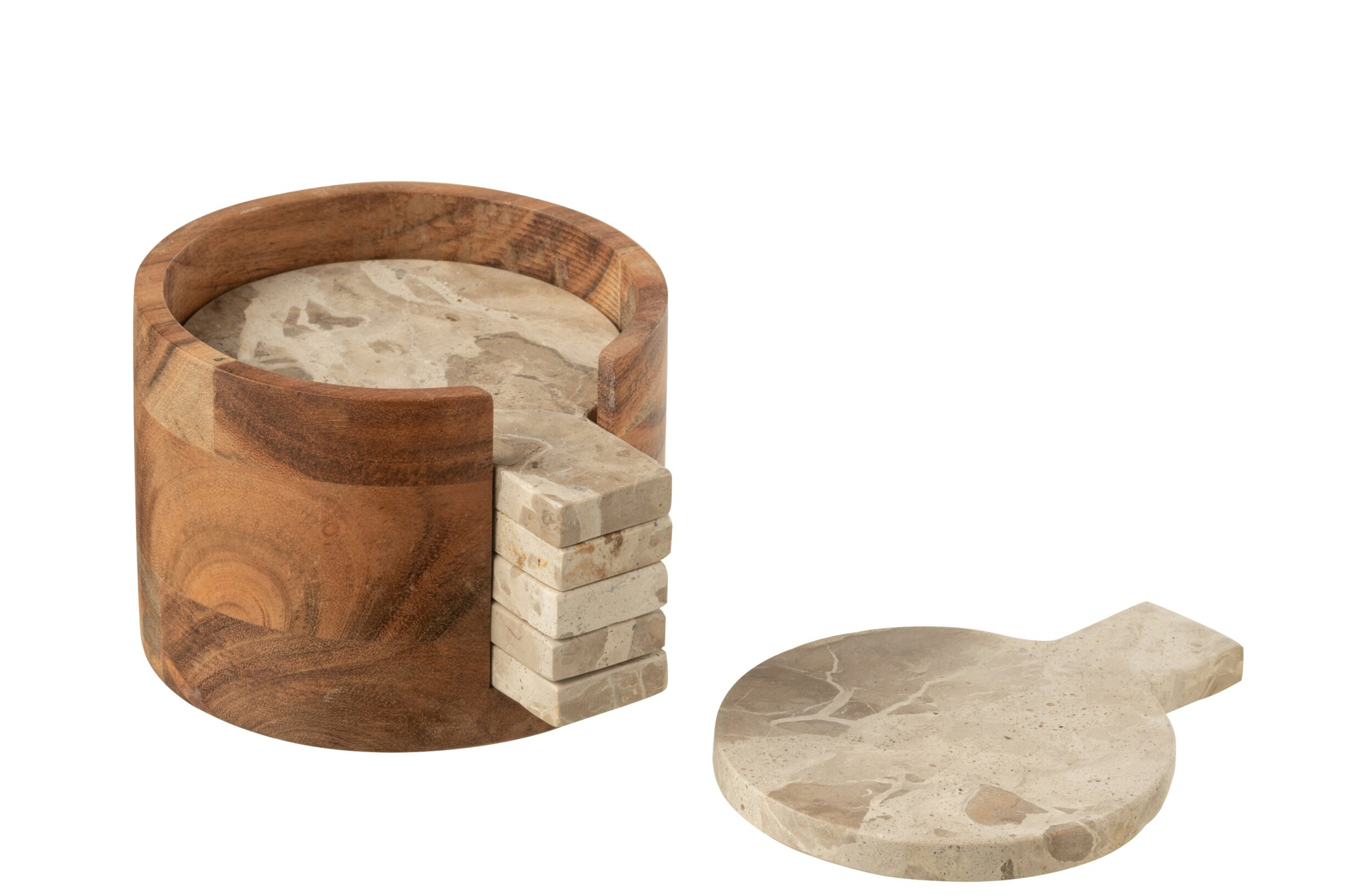 Opbergdoos Preistu Marmer Beige - Afbeelding 4