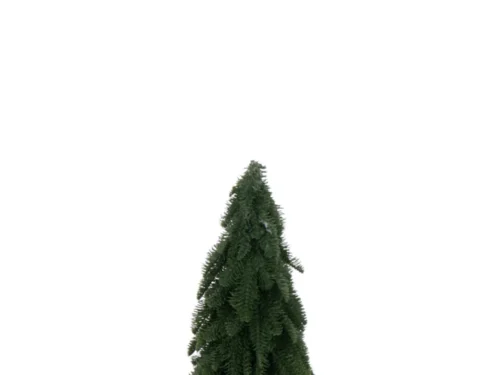 Kerstboom Jokine kunststof groen 50 cm, compacte donkergroene kunstkerstboom met natuurlijke uitstraling
