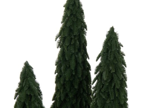 Raskol kunstkerstboom groen H95 cm, compact en lichtgewicht met volle, winterse uitstraling