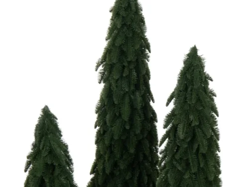 Raskol kunstkerstboom groen H95 cm, compact en lichtgewicht met volle, winterse uitstraling