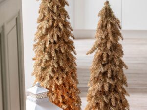 Kerstboom Zaummaro Kunststof Goud H75 cm