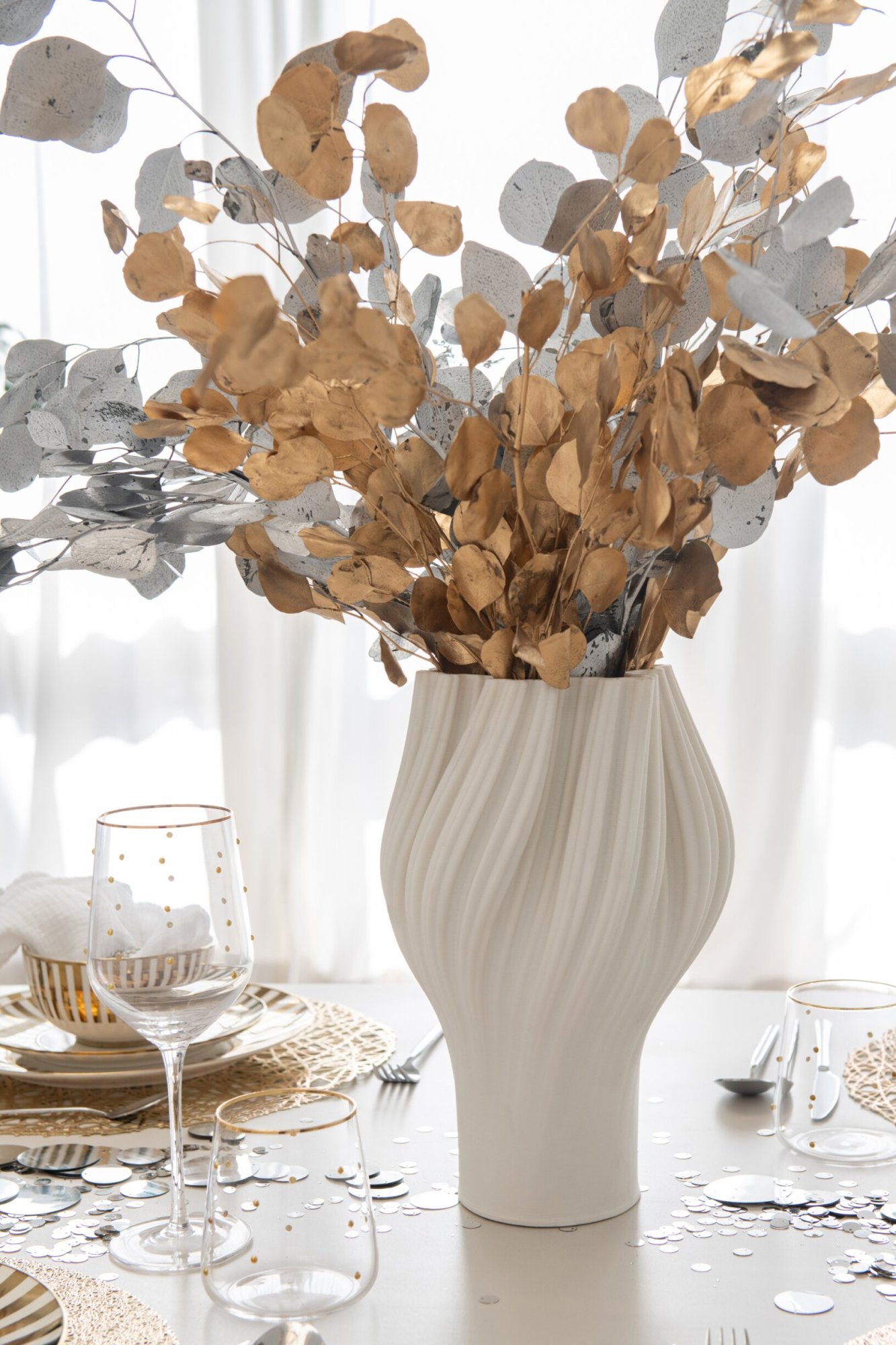 Droogbloemen Mastik Goud - Afbeelding 3