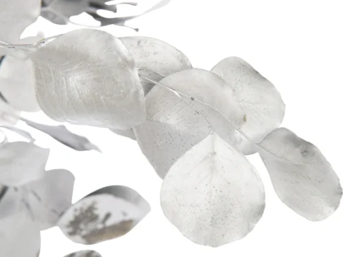 Droogbloemen Troorril Zilver met zilverkleurige eucalyptusbladeren, verfijnd en stijlvol woonaccessoire
