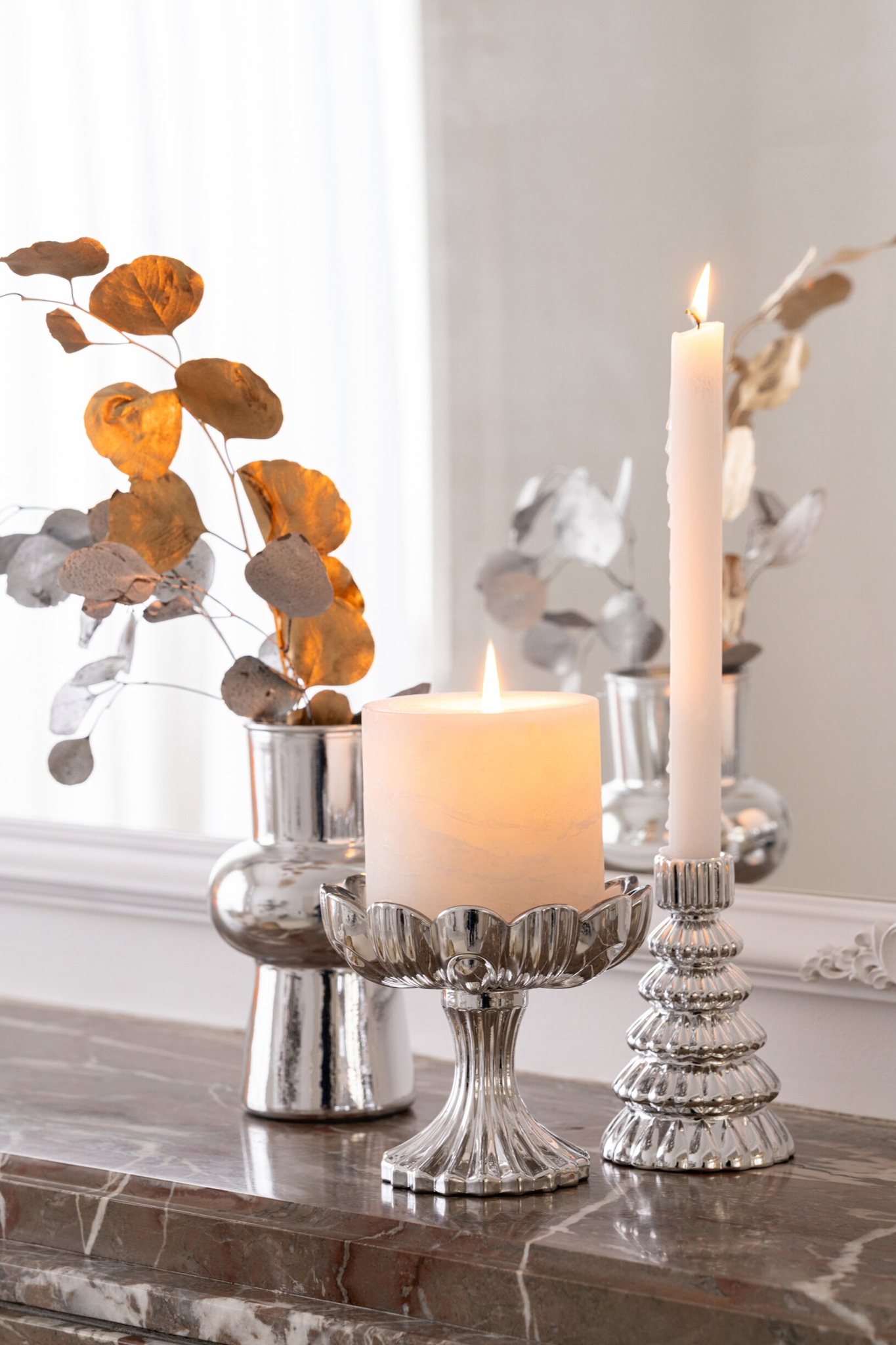 Droogbloemen Troorril Zilver - Afbeelding 2