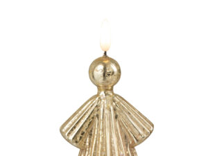 Decoratiefiguur Fleestos Glas Goud H16,5 cm