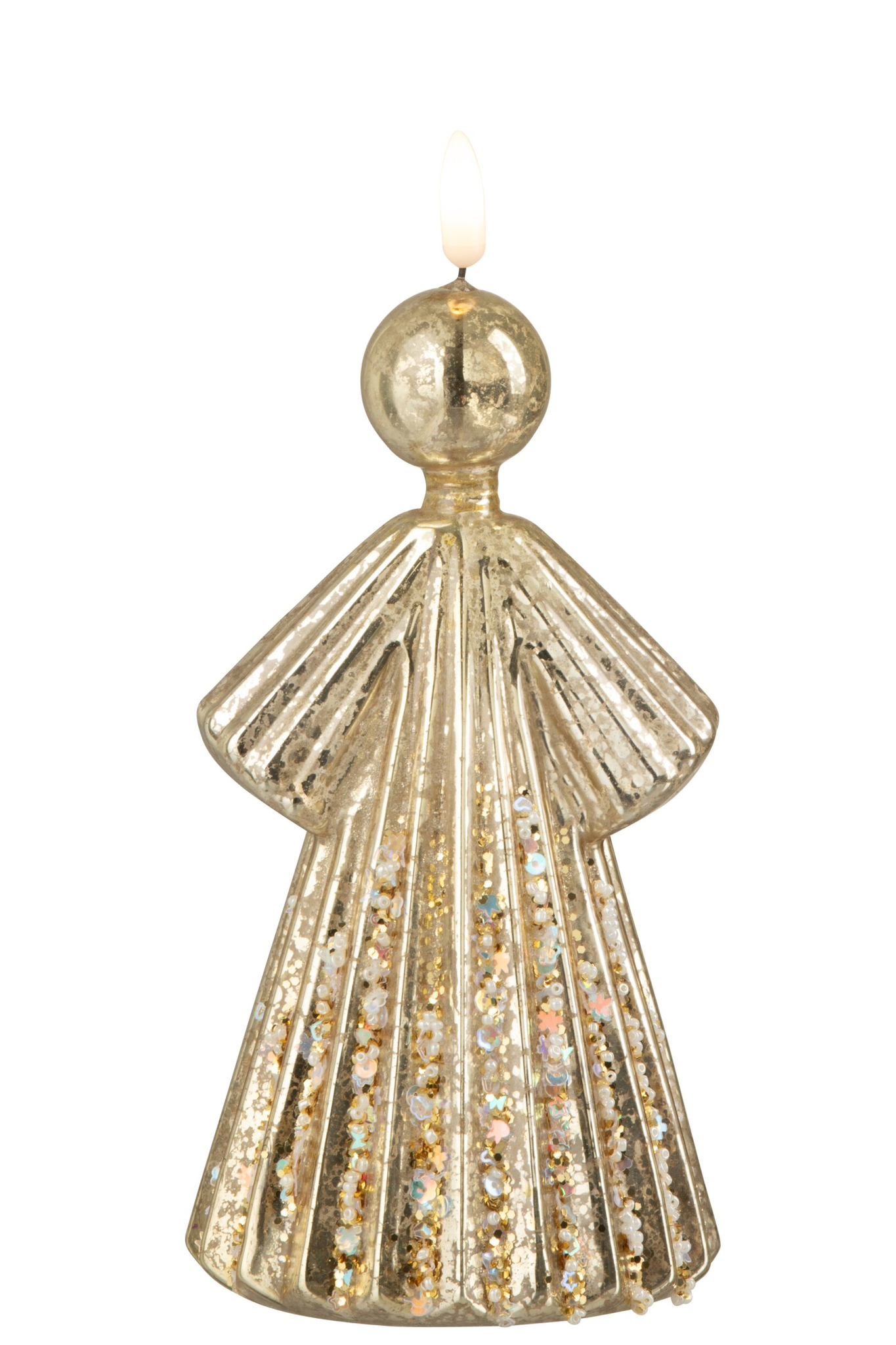 Decoratiefiguur Bremen Glas Goud H21,5 cm